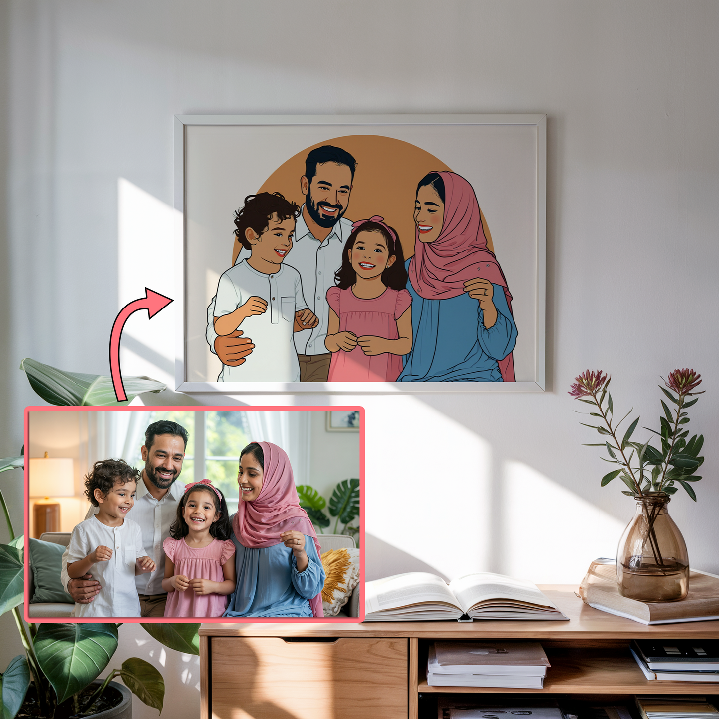 Custom Family Illustration