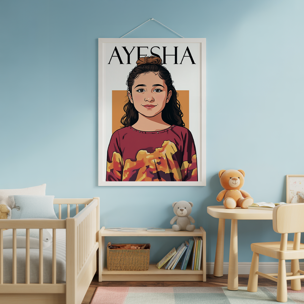 Custom Portrait Illustration – Kid, Baby & Family Artwork