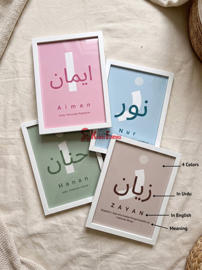 Personalized Name Meaning Poster