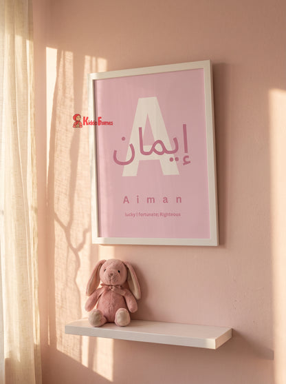 Personalized Name Meaning Poster