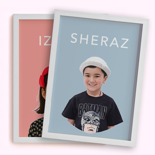 Custom Portrait Illustration – Kid, Baby & Family Artwork