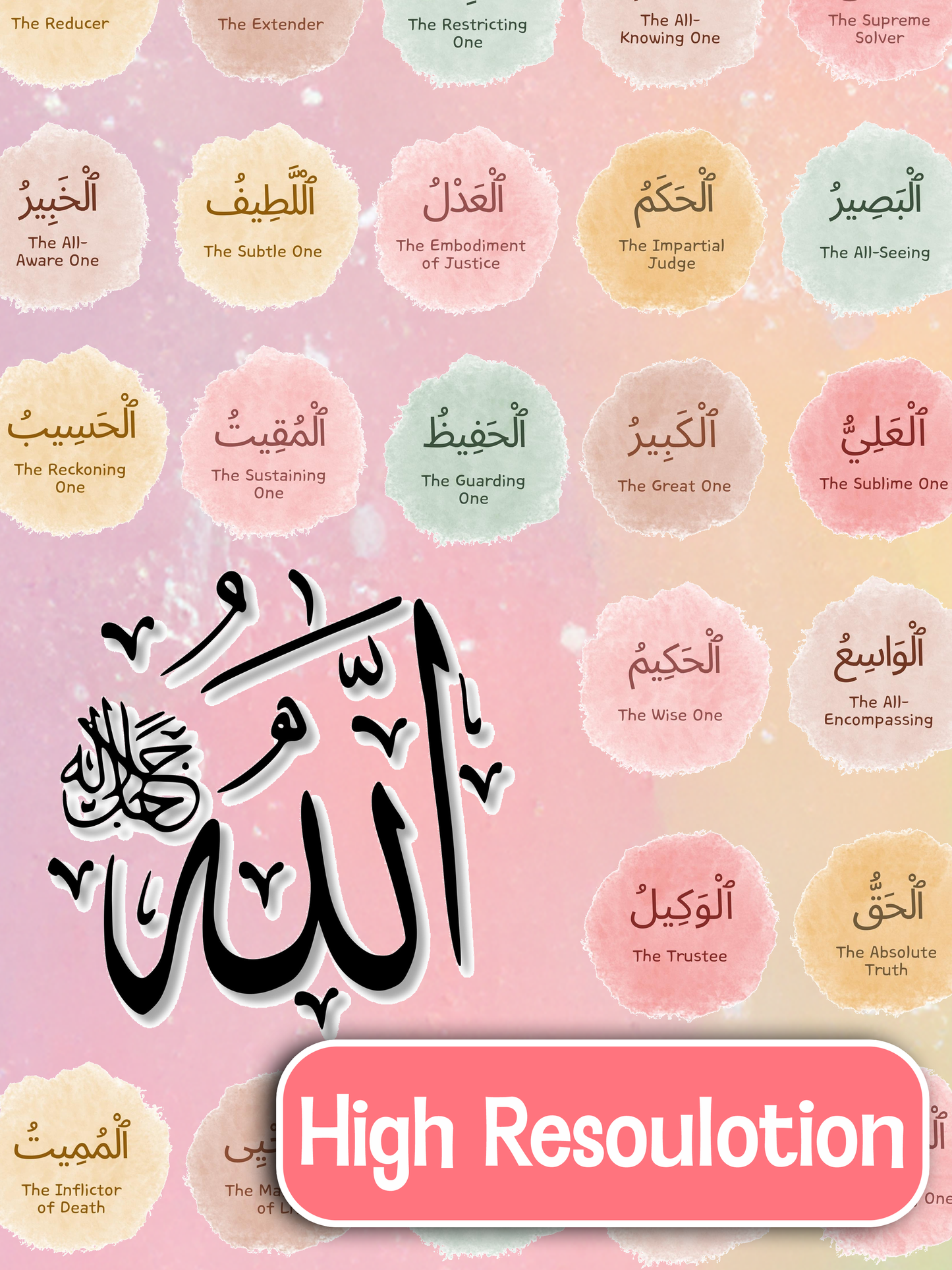 99 Names of Allah — Asma-ul-Husna
