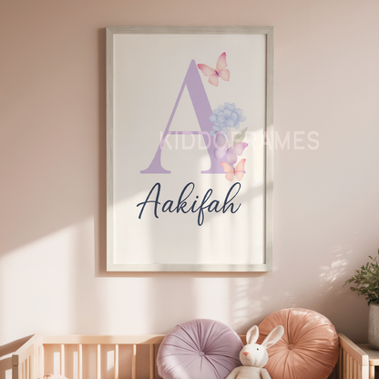 Butterfly Monogram — Name