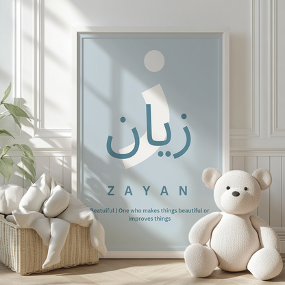 Personalized Name Meaning Poster
